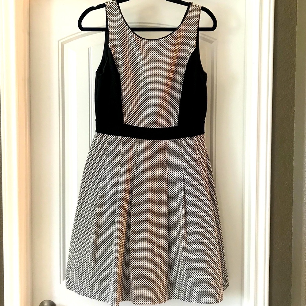 Black and white dress